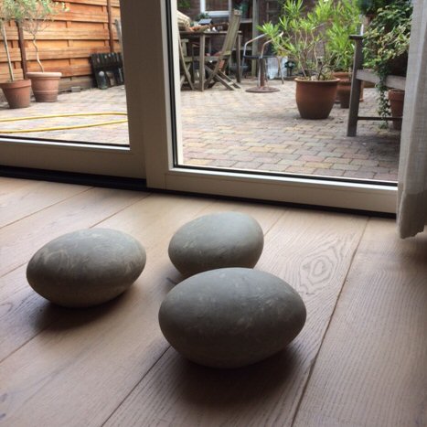 deelurnen 'kiezel' voor in huis